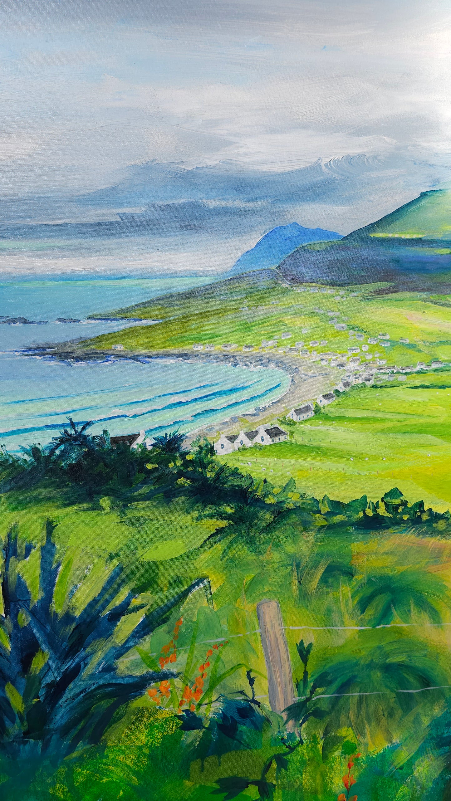 " Overlooking Dooagh, Achill"