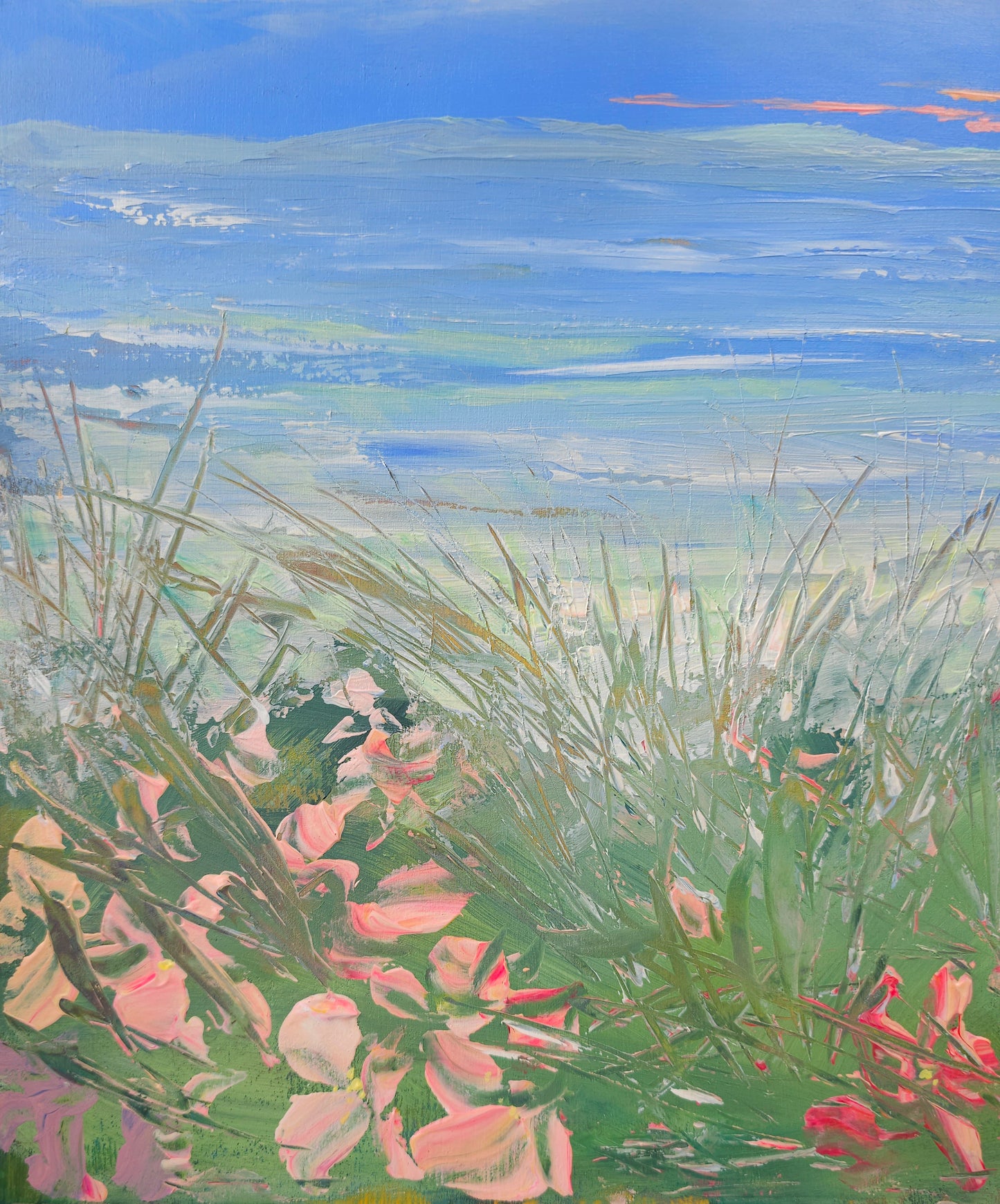 " a flush of coastal pink "