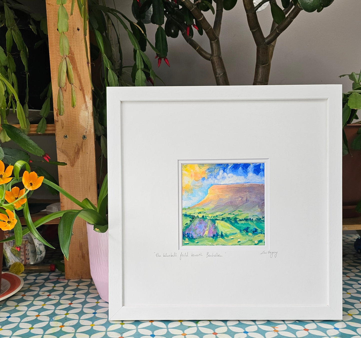 " the bluebell field beneath Benbulben "