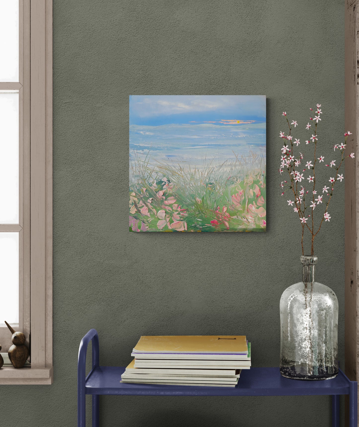 " a flush of coastal pink "