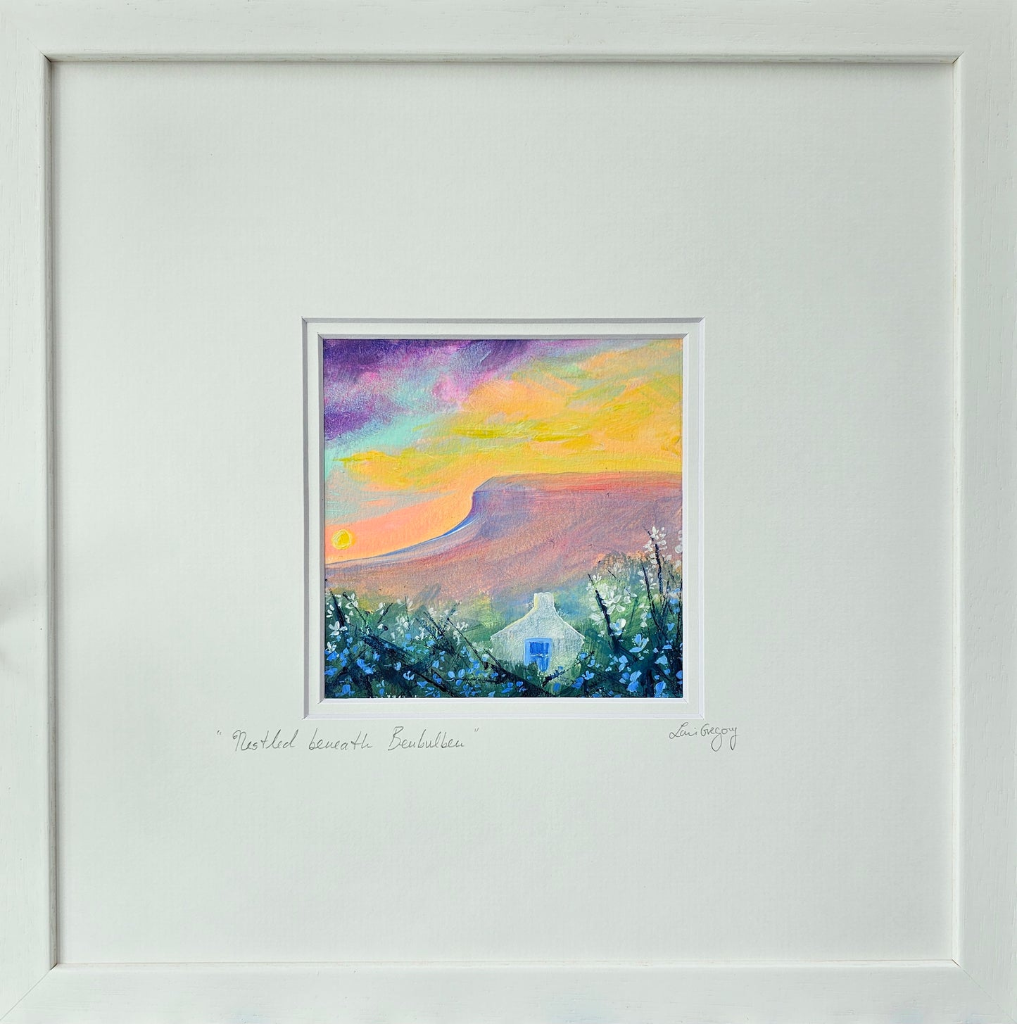 " nestled beneath Benbulben "