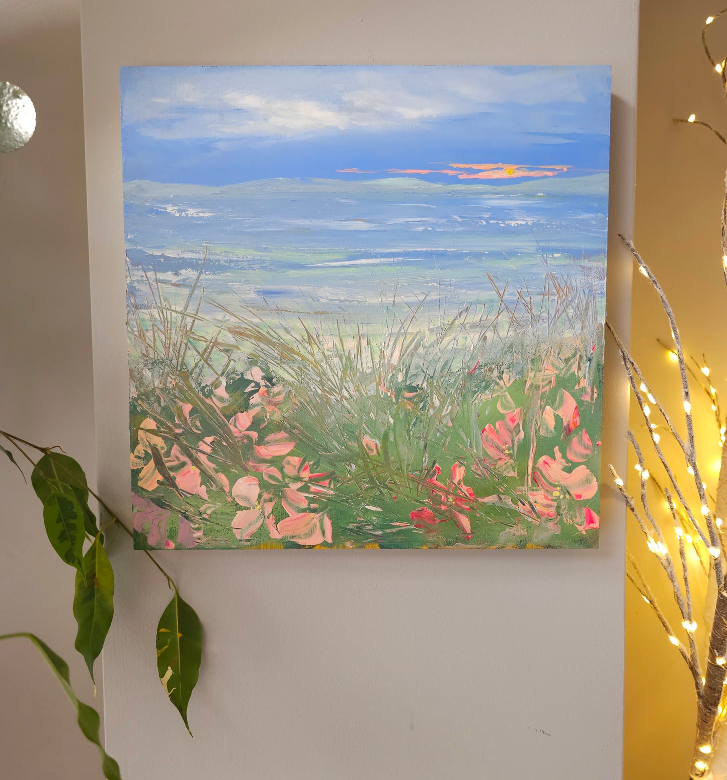 " a flush of coastal pink "