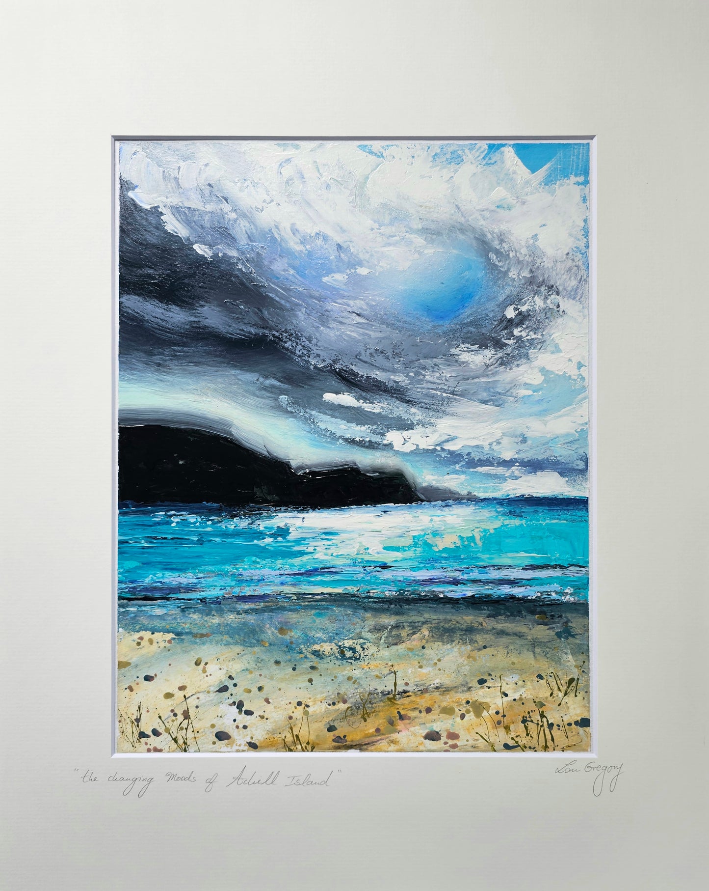 " the changing moods of Achill Island"