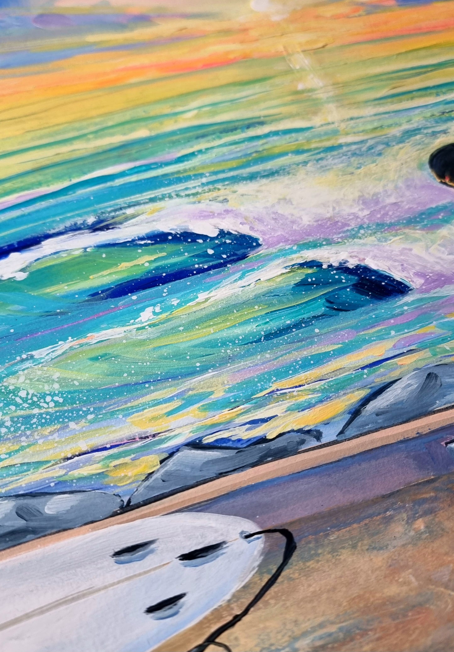 " last rays of the day at Strandhill "