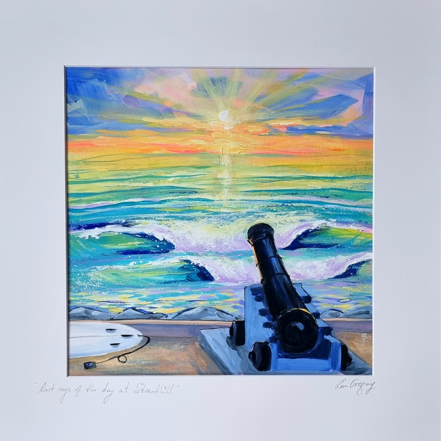 " last rays of the day at Strandhill "