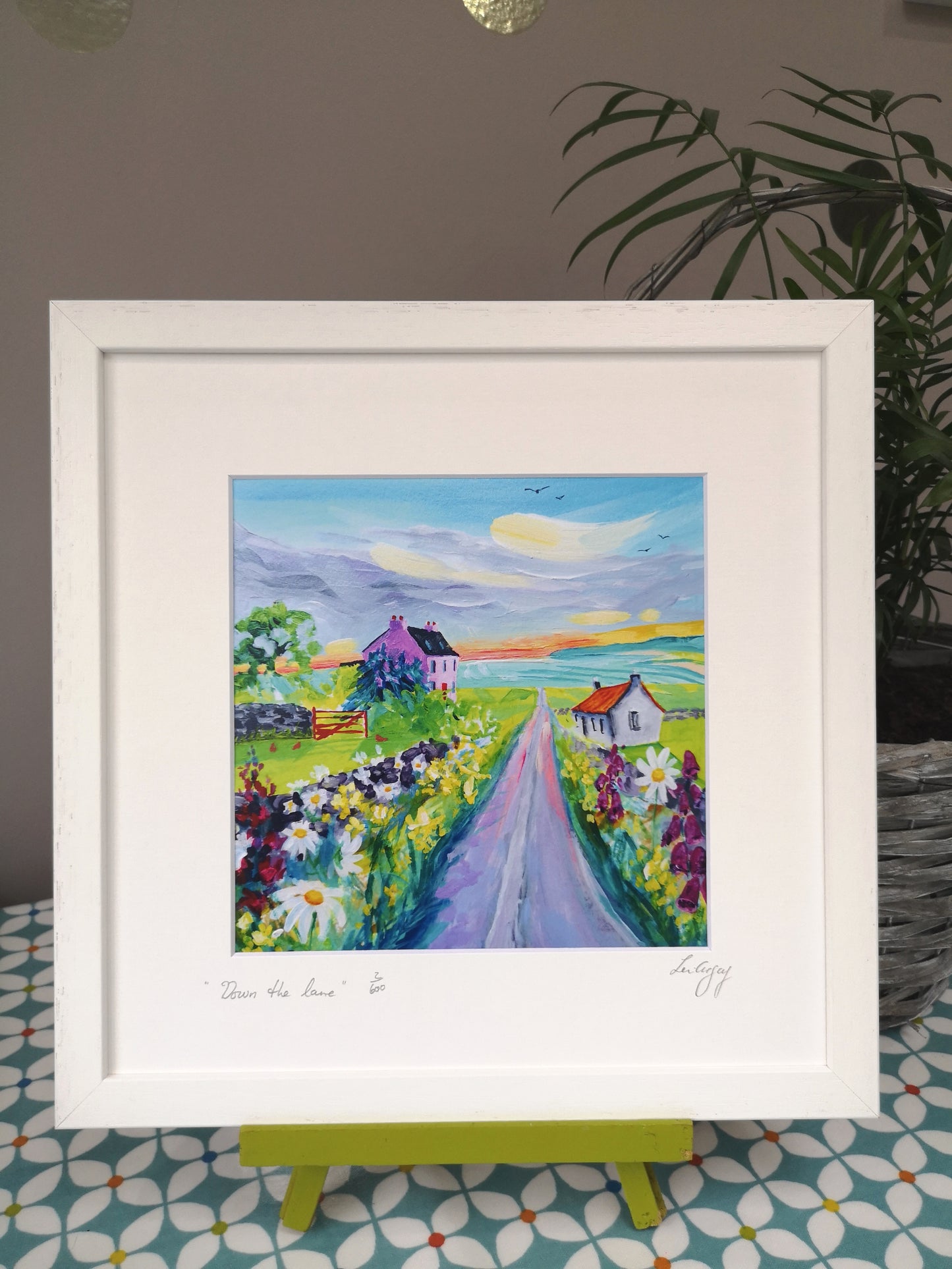 "down the lane"
