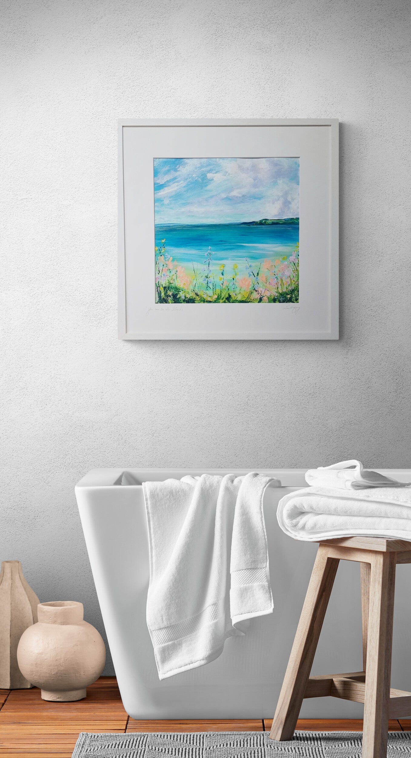 " you can see the islands "