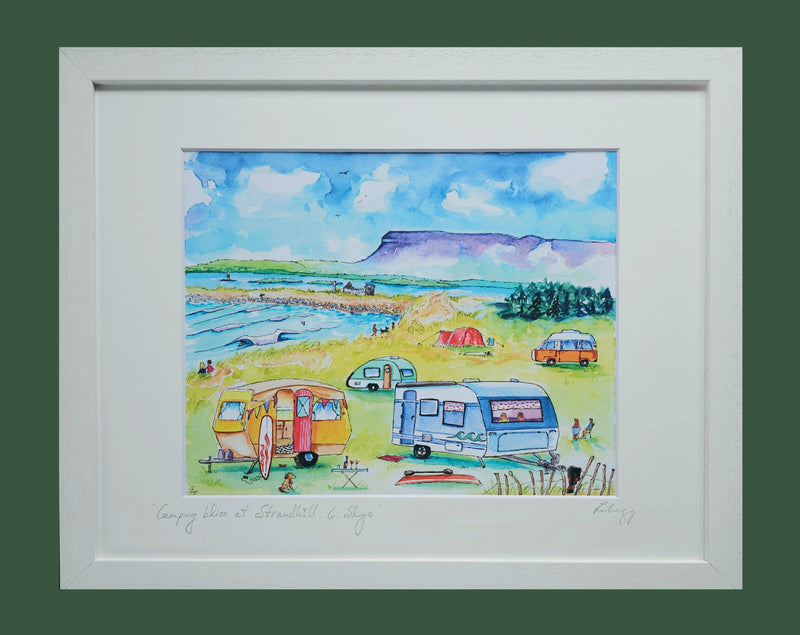 " Camping bliss at Strandhill, Co.Sligo"