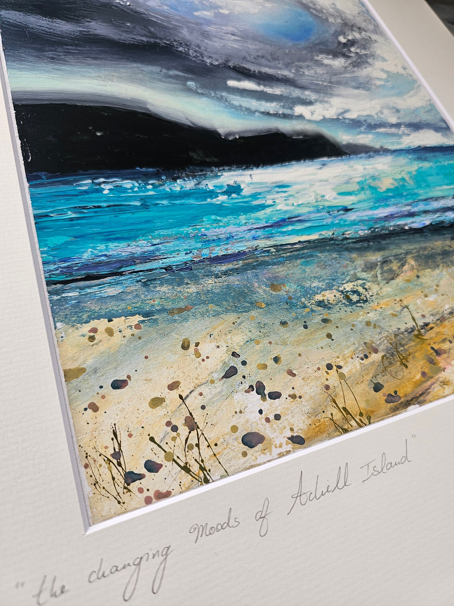 " the changing moods of Achill Island"