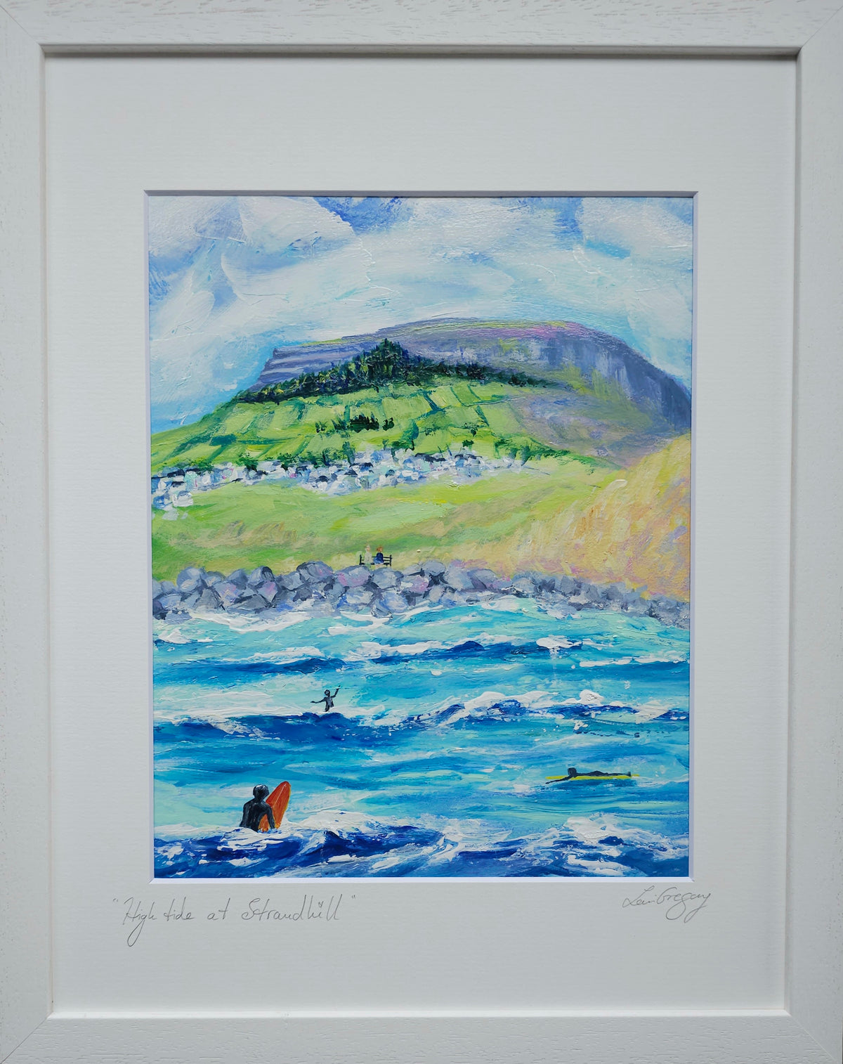 " high tide at Strandhill"