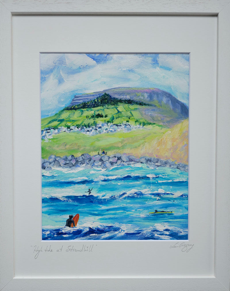 " high tide at Strandhill"