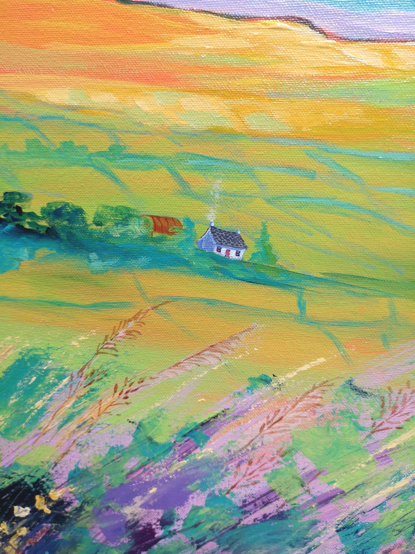 "Up on the hill "