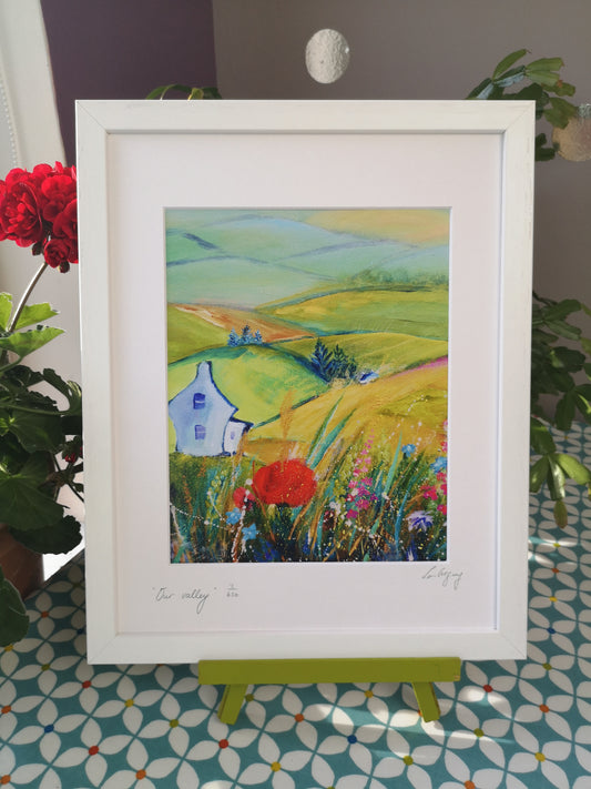 " Out in the fields"