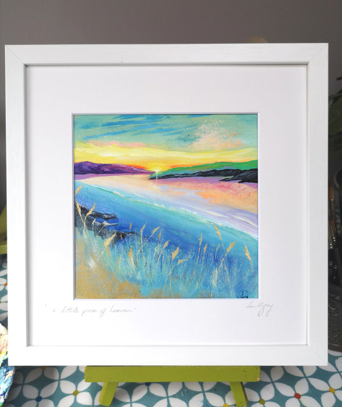 beach and sea, origial art