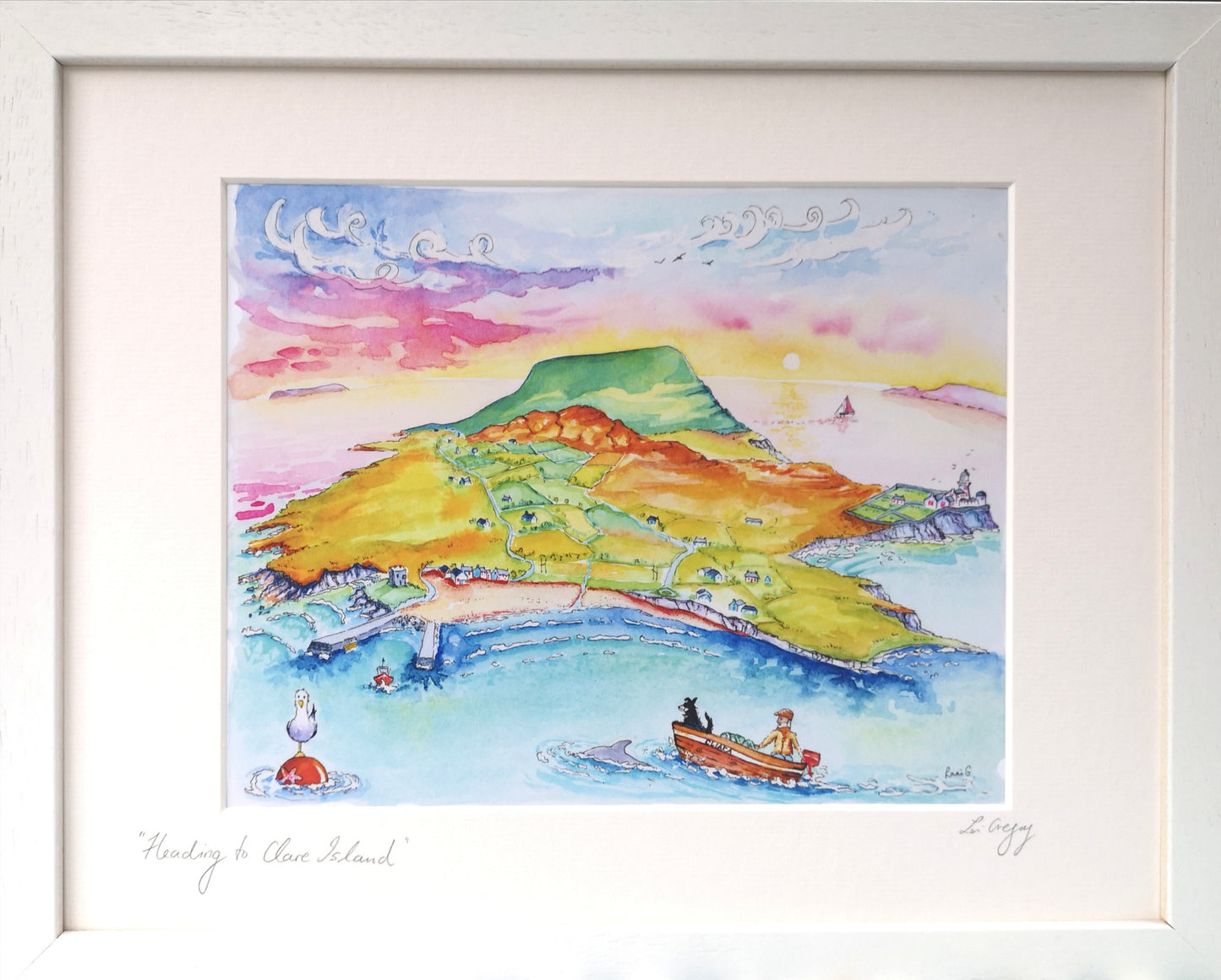 "Heading to Clare Island"